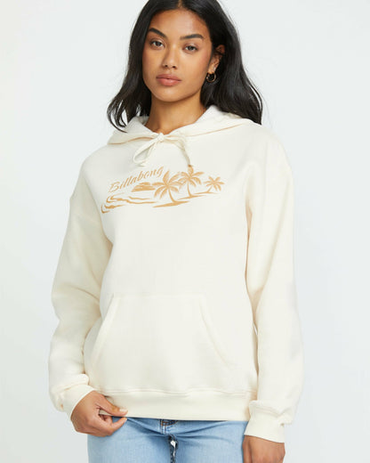 Billabong Beach Tropics Po Hoodie - Whitecap