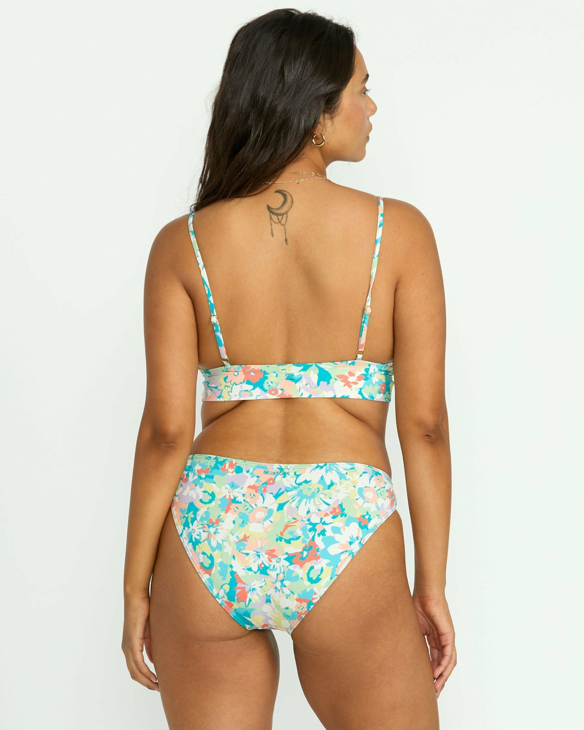 Billabong Bella Costa Vneck Cami Tank Bikini Top - Multi