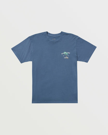 Billabong Better Premium Wave Wash Tee - Deep Blue