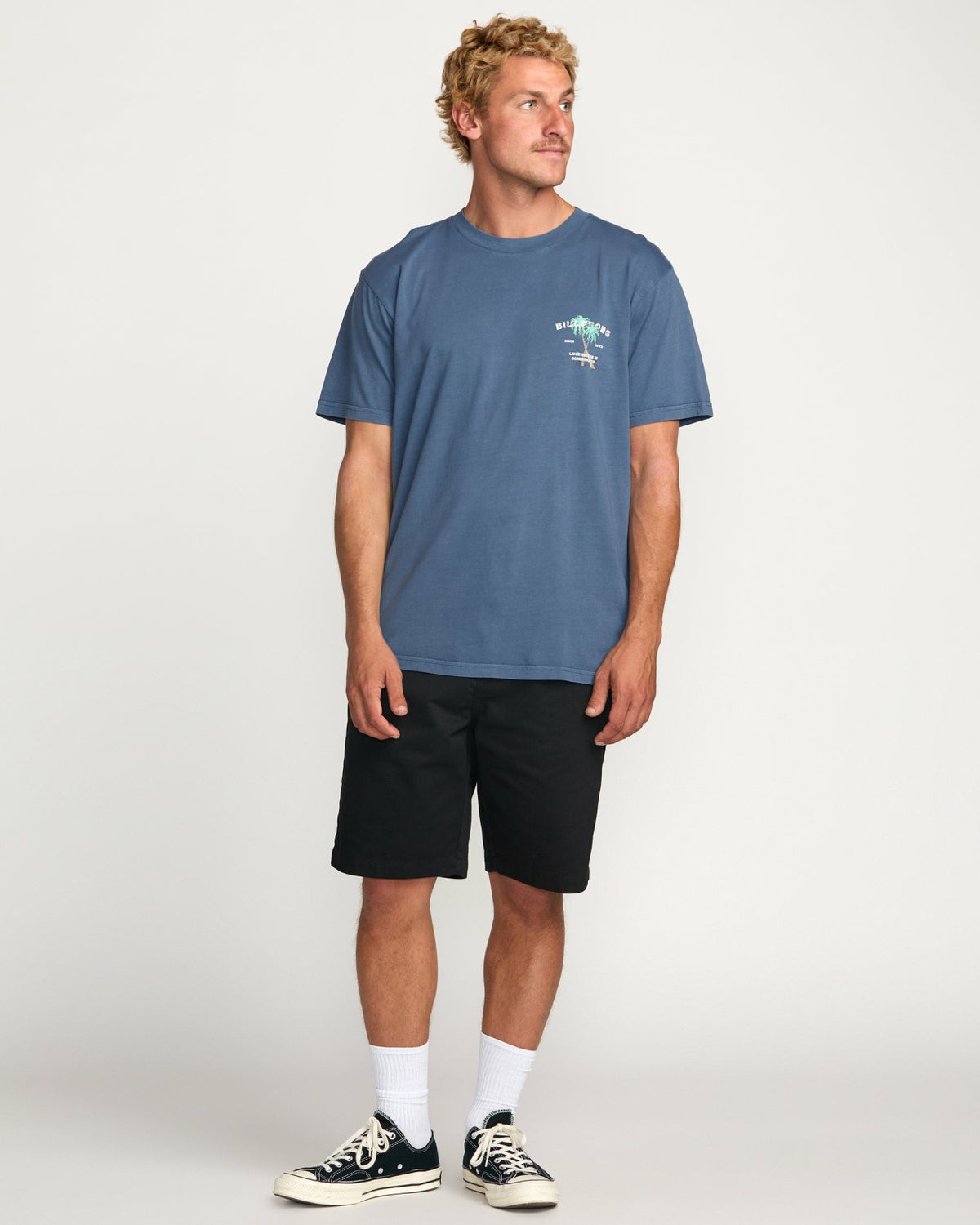 Billabong Better Premium Wave Wash Tee - Deep Blue