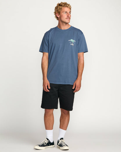 Billabong Better Premium Wave Wash Tee - Deep Blue