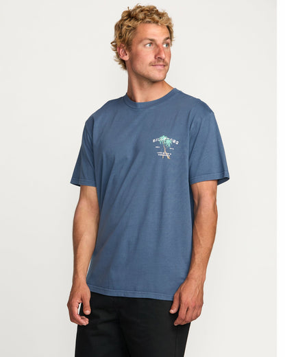 Billabong Better Premium Wave Wash Tee - Deep Blue