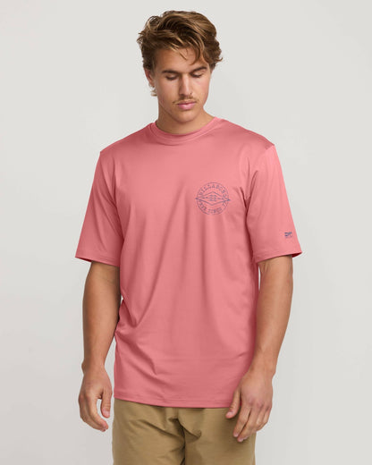 Billabong Big Dave Loose Fit Short Sleeve Surf Tee - Dusty Pink