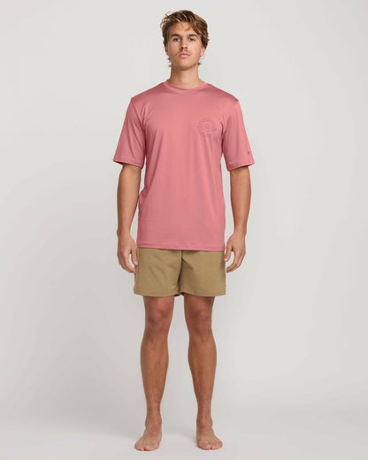 Billabong Big Dave Loose Fit Short Sleeve Surf Tee - Dusty Pink