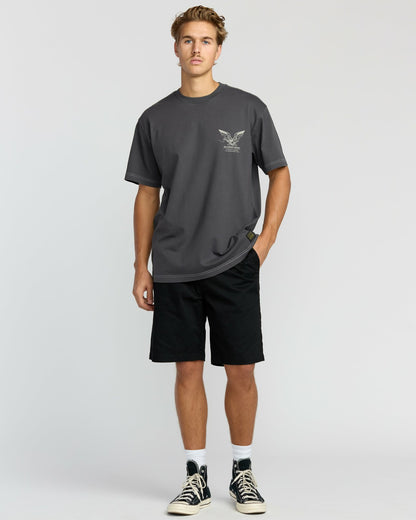 Billabong Bird Of Prey Garage OG Short Sleeve T-Shirt - Washed Black