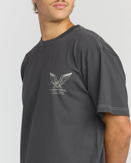 Billabong Bird Of Prey Garage OG Short Sleeve T-Shirt - Washed Black