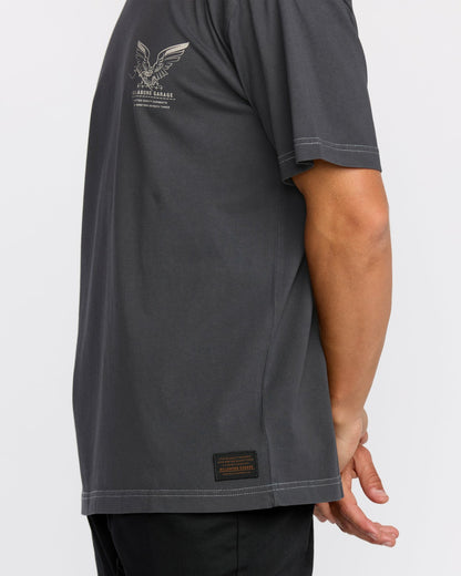 Billabong Bird Of Prey Garage OG Short Sleeve T-Shirt - Washed Black