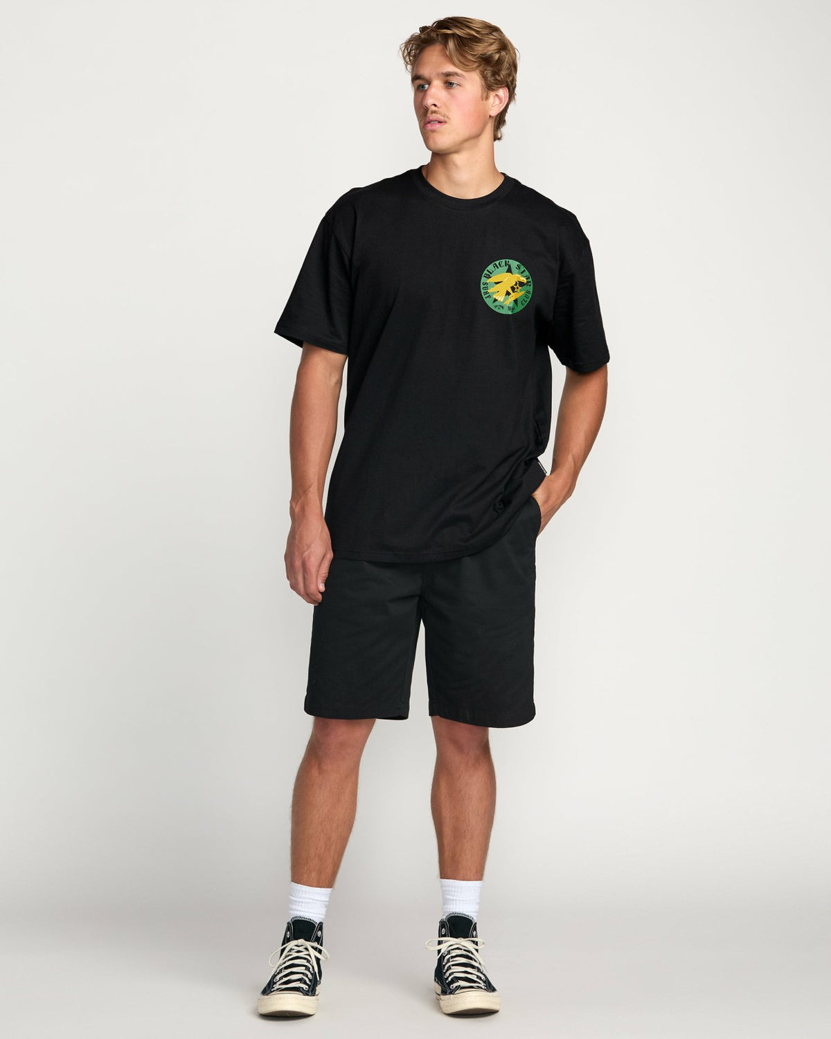 Billabong Billabong x Mami Wata Black Star Regular Tee - Black