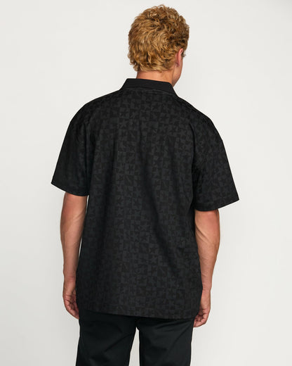 Billabong Billabong x Mami Wata Black Star Surf Club Short Sleeve Polo Shirt - B