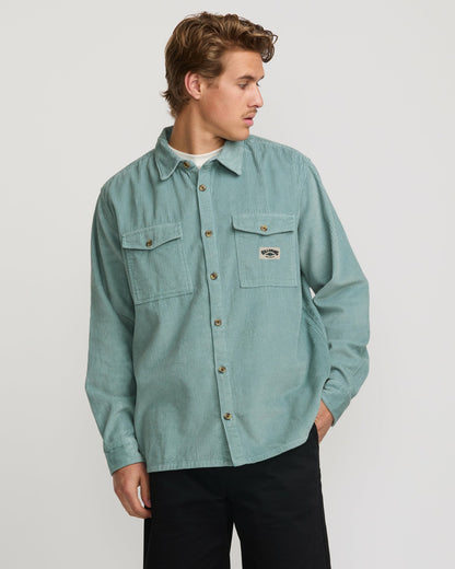 Billabong Bong Days Long Sleeve Shirt - Washed Blue