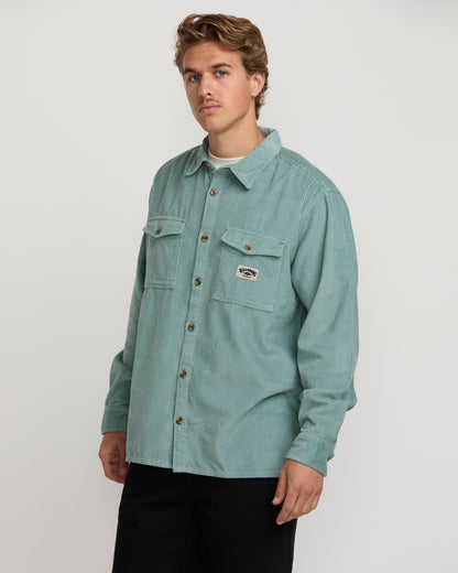 Billabong Bong Days Long Sleeve Shirt - Washed Blue