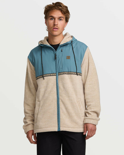 Billabong Boundary Lite Zip Sweatshirt - Bleached Sand