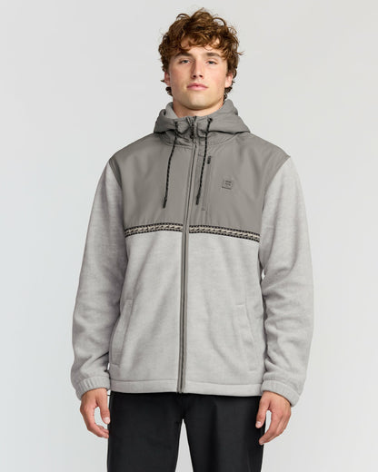 Billabong Boundary Lite Zip Sweatshirt - Gray Heather