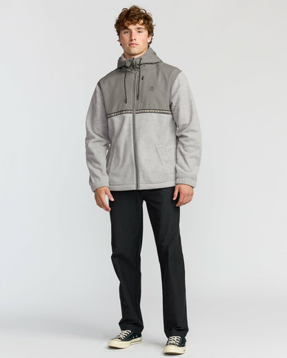 Billabong Boundary Lite Zip Sweatshirt - Gray Heather