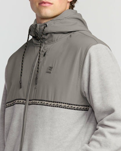 Billabong Boundary Lite Zip Sweatshirt - Gray Heather