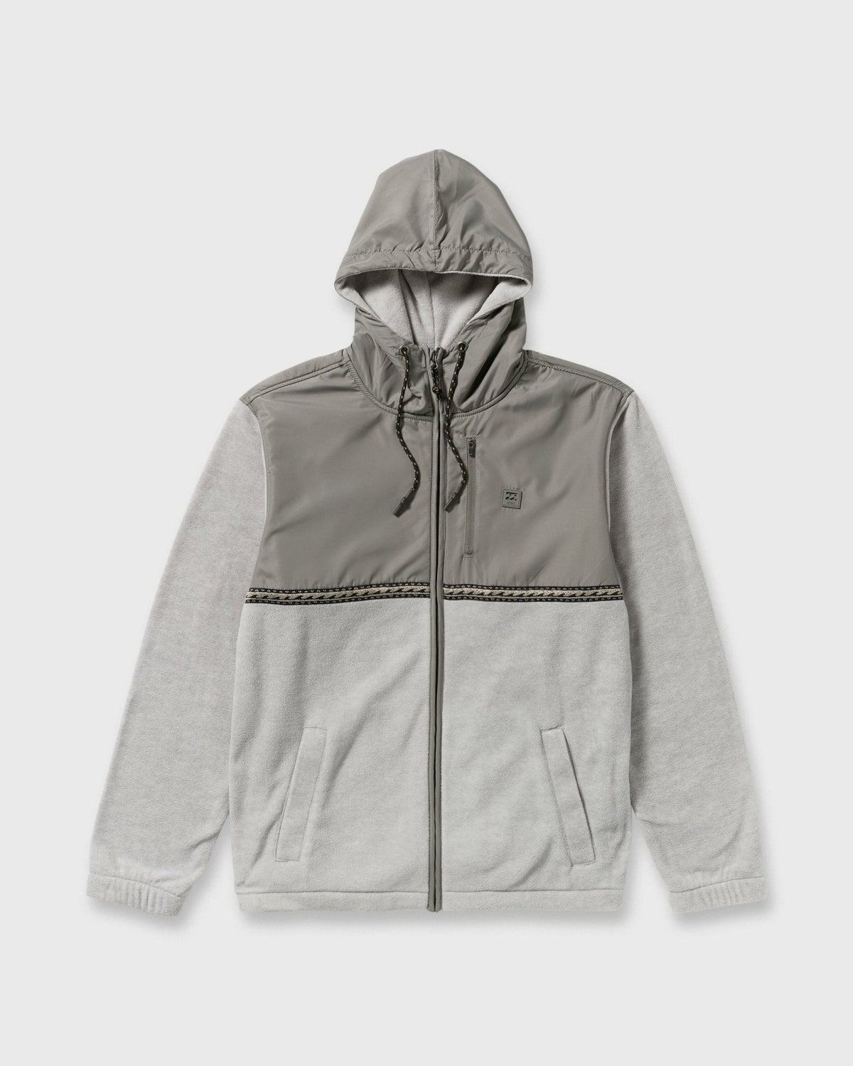 Billabong Boundary Lite Zip Sweatshirt - Gray Heather