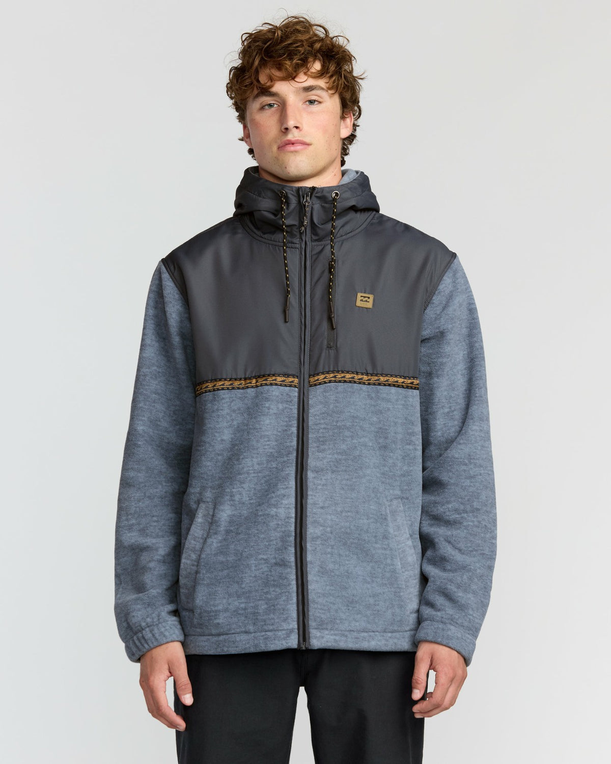 Billabong Boundary Lite Zip Sweatshirt - Steel Blue