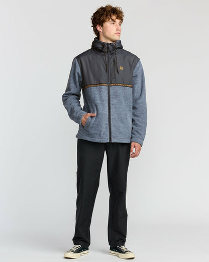 Billabong Boundary Lite Zip Sweatshirt - Steel Blue