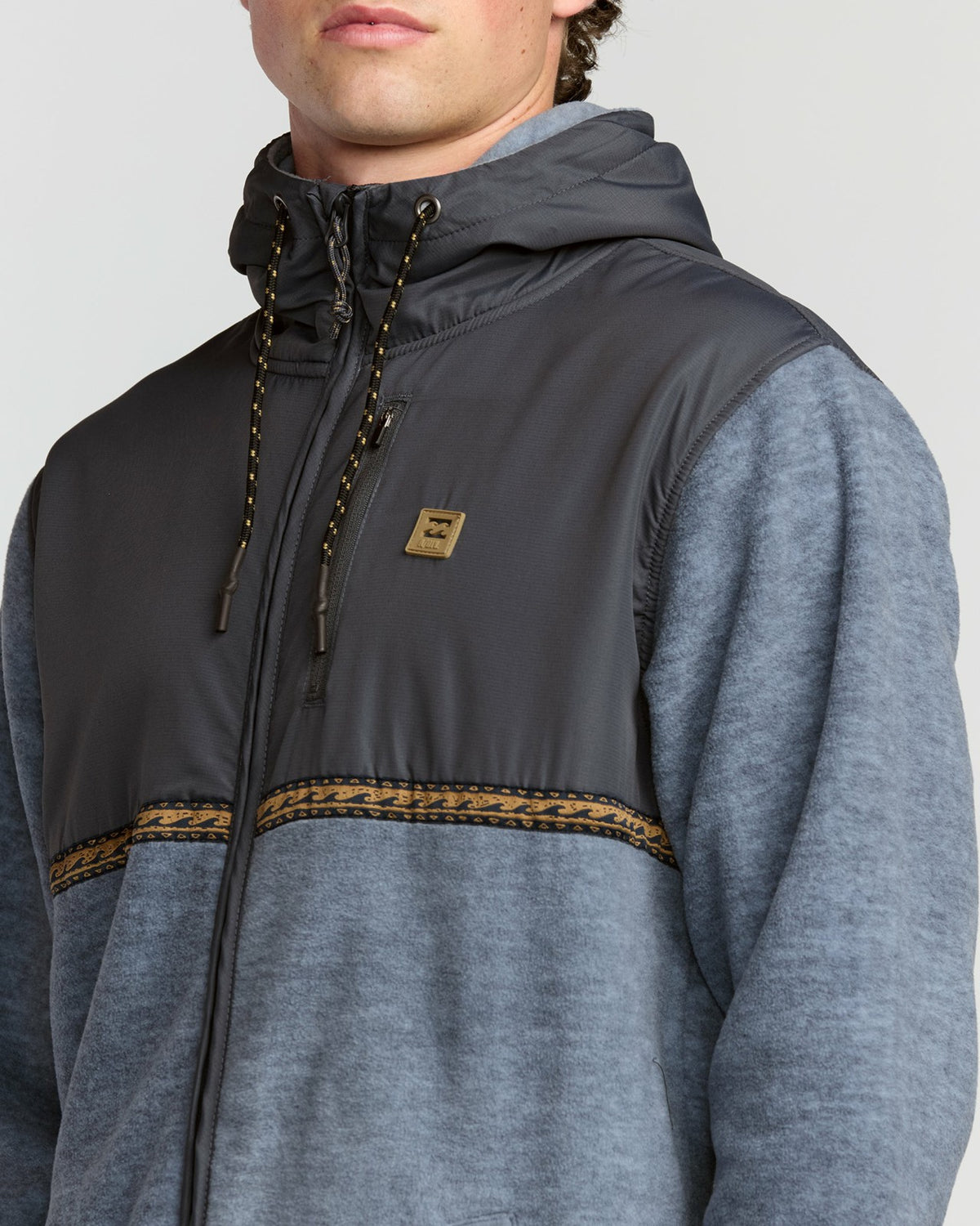Billabong Boundary Lite Zip Sweatshirt - Steel Blue
