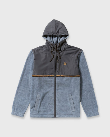 Billabong Boundary Lite Zip Sweatshirt - Steel Blue