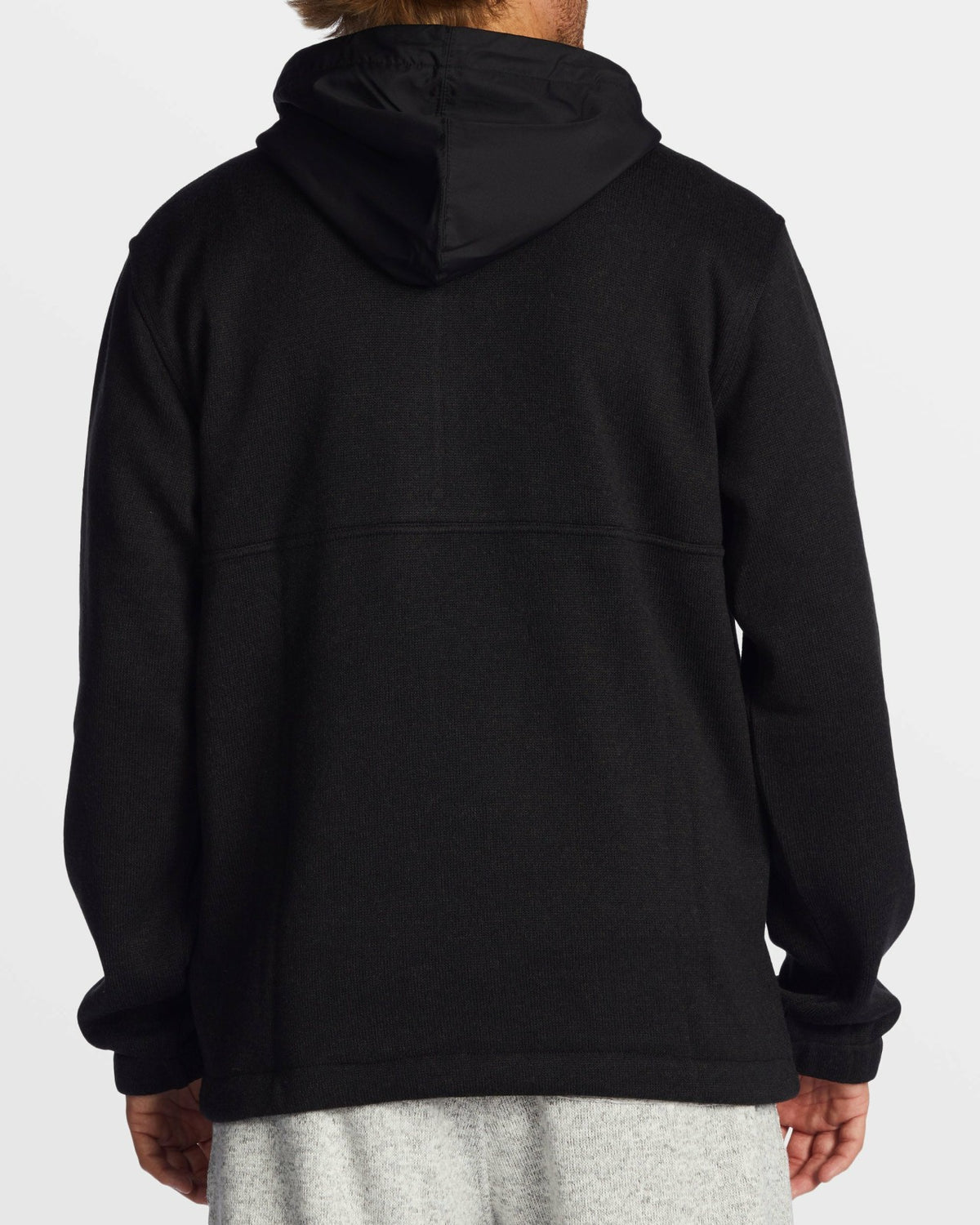 Billabong A/Div Boundary Hooded Half-Zip Pullover - Black Heather