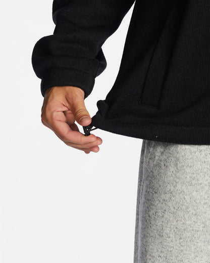 Billabong A/Div Boundary Hooded Half-Zip Pullover - Black Heather