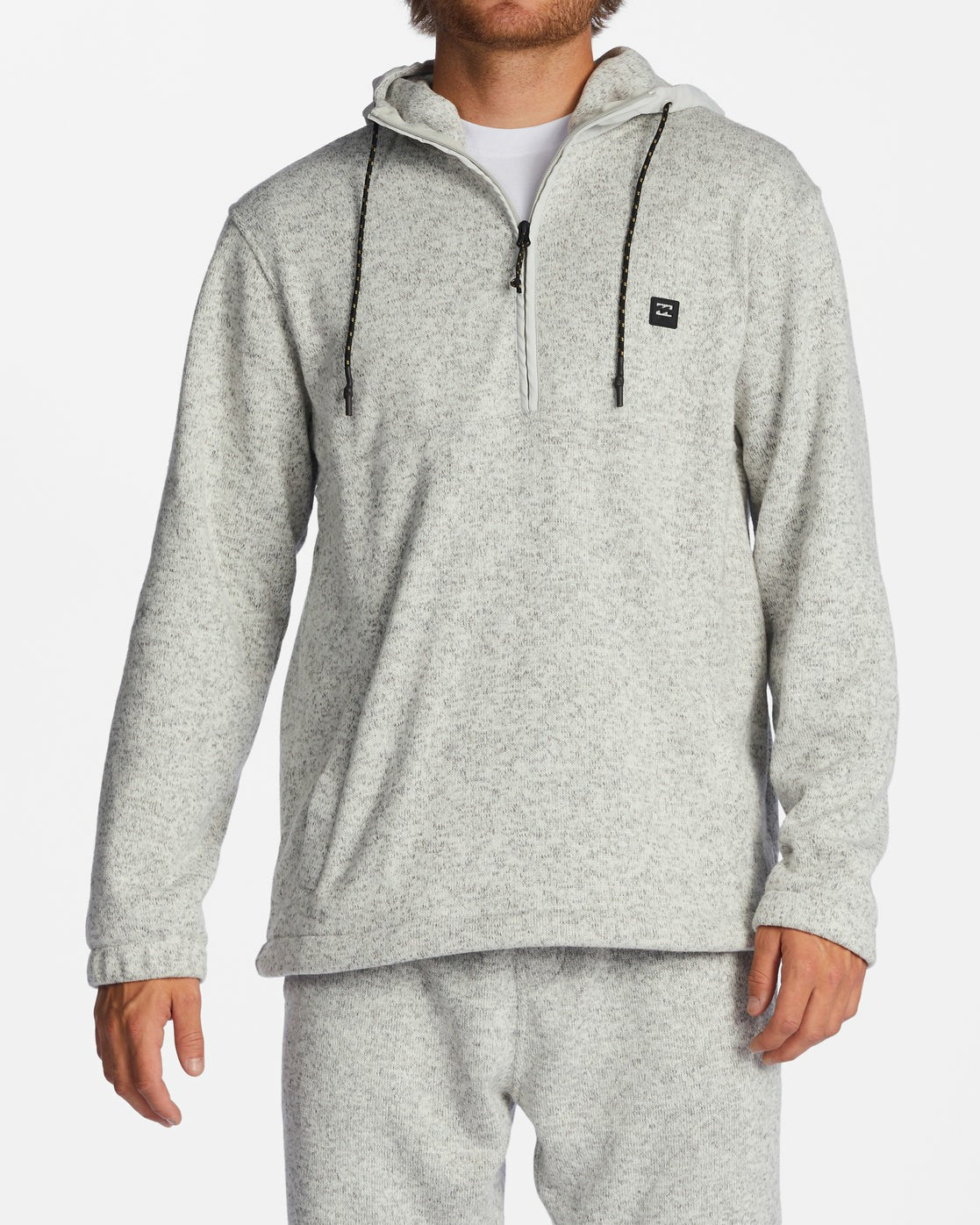 Billabong A/Div Boundary Hooded Half-Zip Pullover - Gray Heather