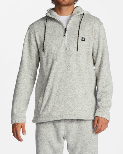 Billabong A/Div Boundary Hooded Half-Zip Pullover - Gray Heather