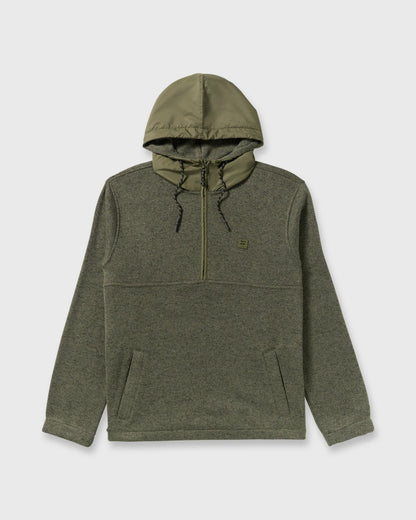 Billabong A/Div Boundary Hooded Half-Zip Pullover - Military Heather
