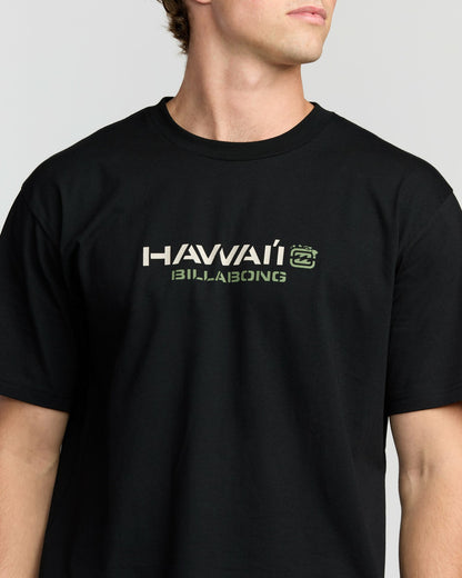 Billabong Bracket Hi Regular Short Sleeve T-Shirt - Black