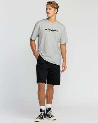 Billabong Bracket Hi Regular Short Sleeve T-Shirt - Heather Grey
