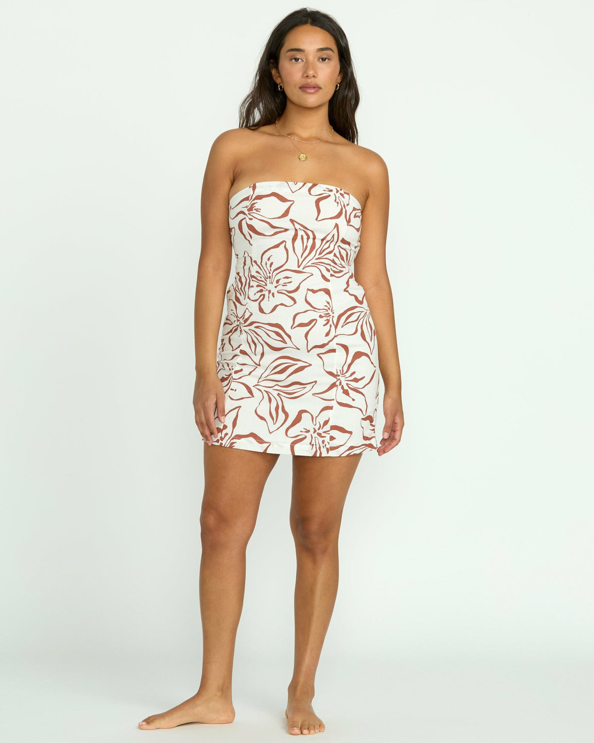 Billabong Bright Bloom Dress - Salt Crystal