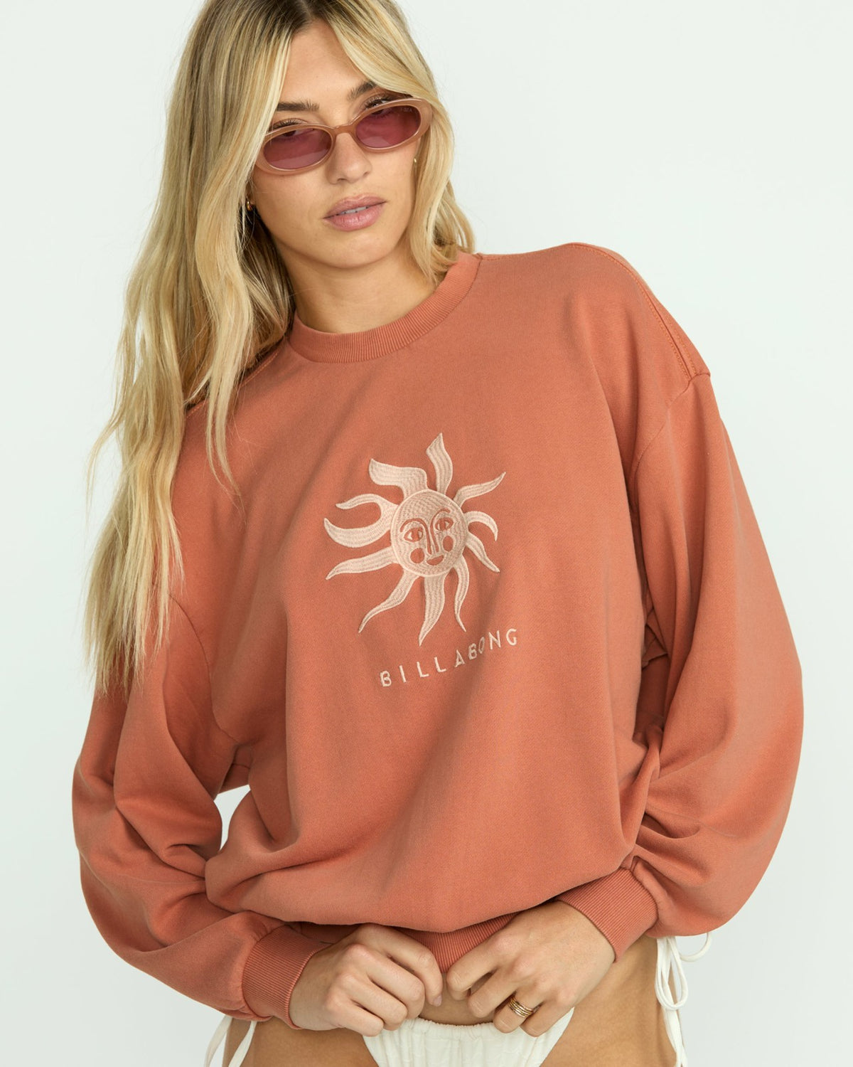Billabong Bright Sun Kendal Crewneck Sweatshirt - Kiss The Earth