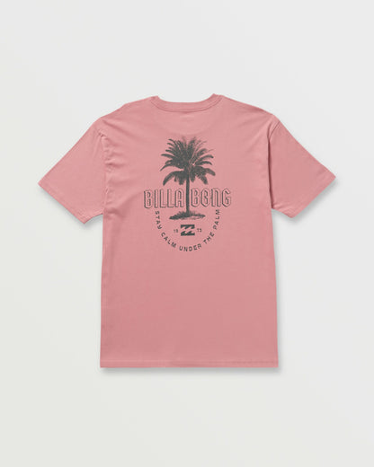 Billabong Calm Palm Premium Tee - Dusty Pink