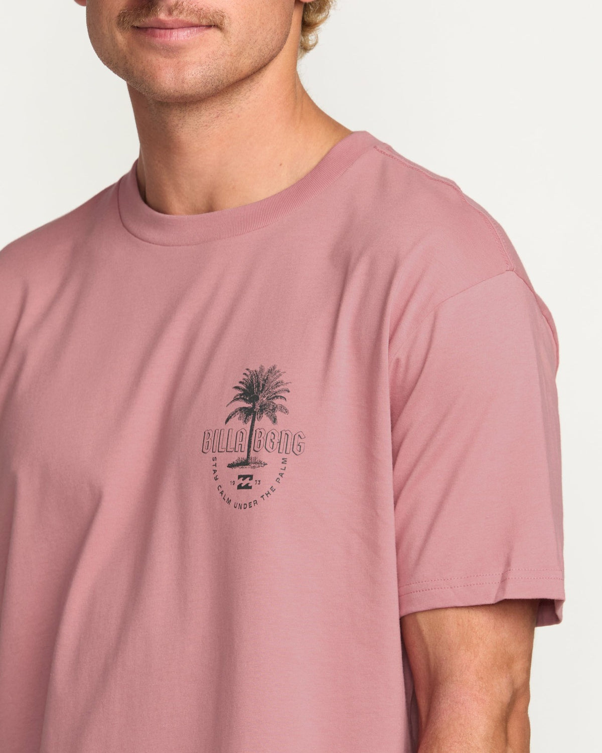 Billabong Calm Palm Premium Tee - Dusty Pink