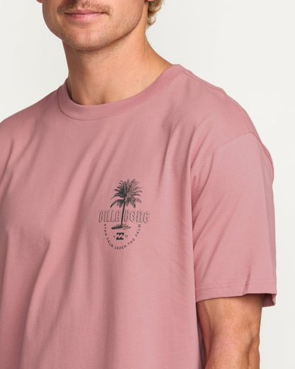 Billabong Calm Palm Premium Tee - Dusty Pink