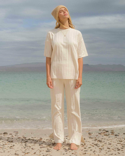 Billabong Cass Knit Pants - Whitecap