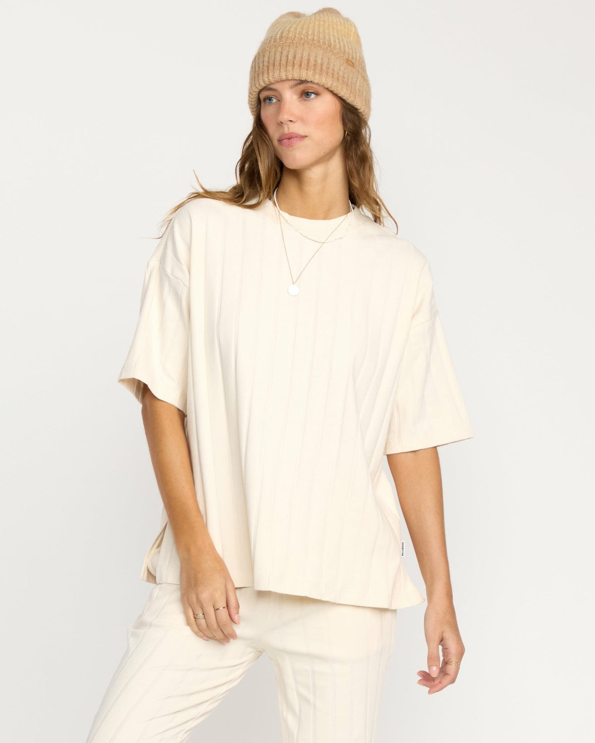 Billabong Cass Short Sleeve Top - Whitecap