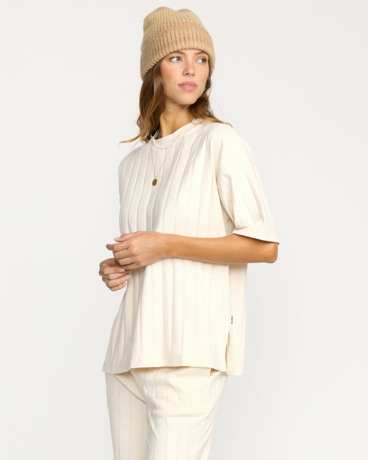 Billabong Cass Short Sleeve Top - Whitecap