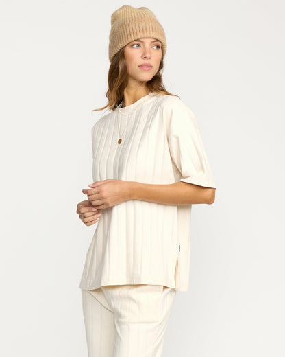 Billabong Cass Short Sleeve Top - Whitecap