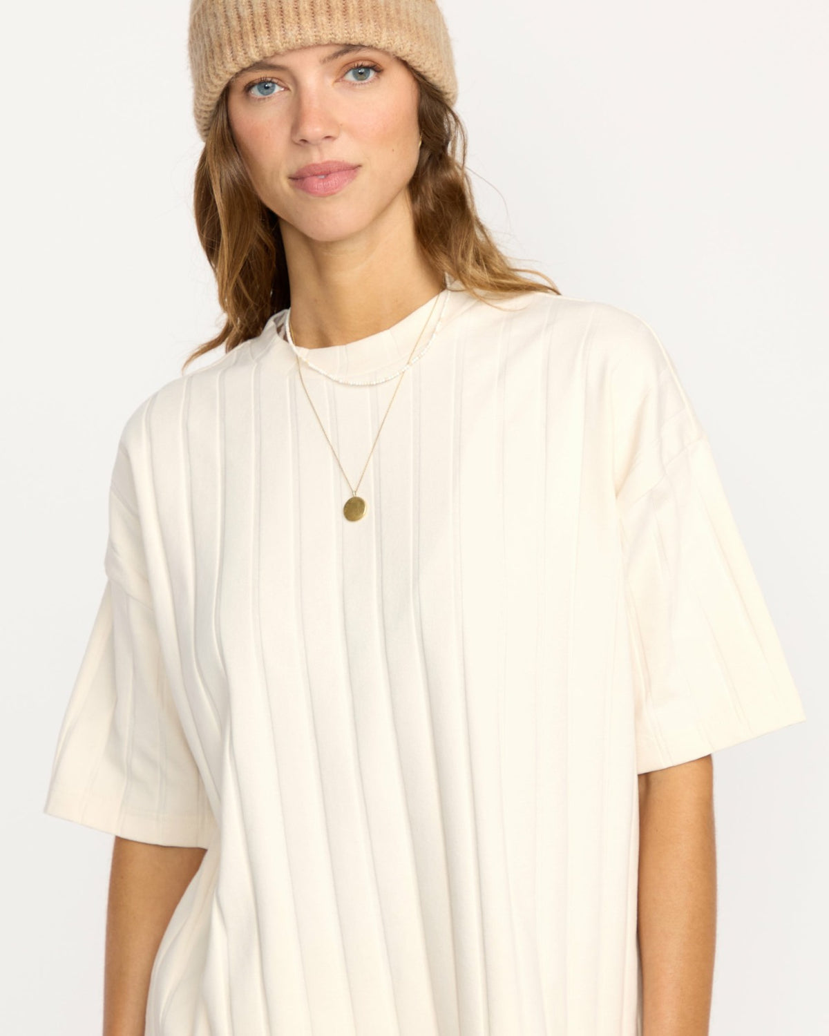 Billabong Cass Short Sleeve Top - Whitecap