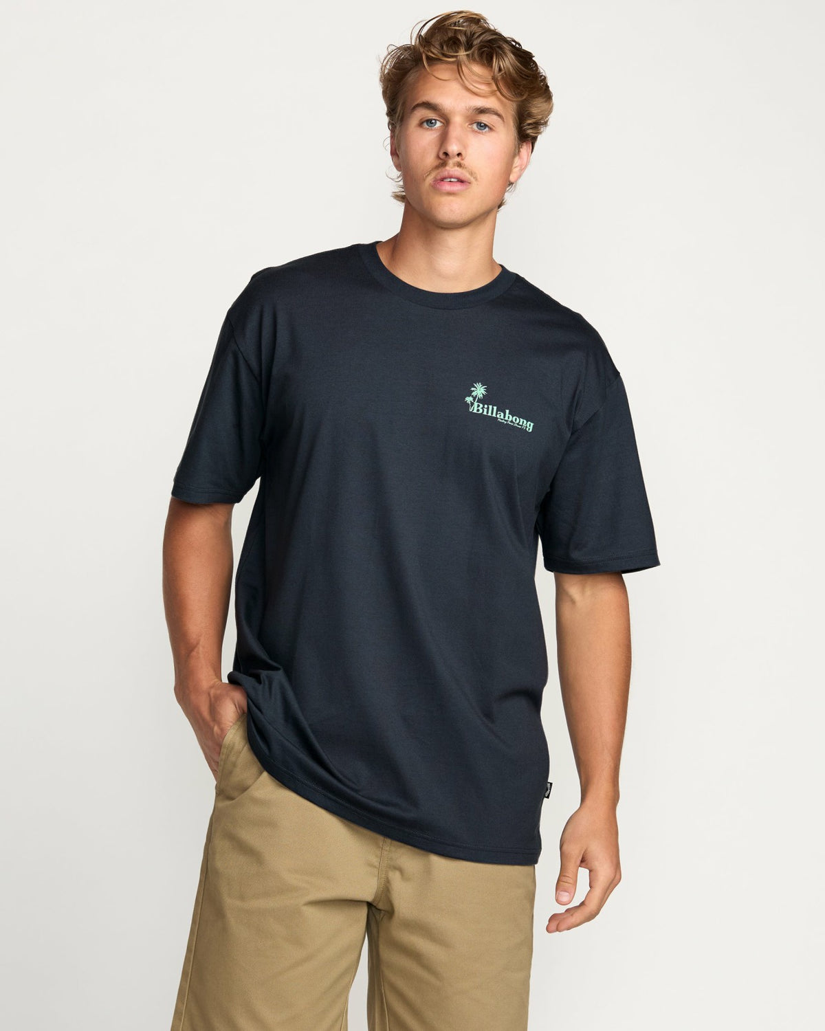 Billabong Checking In Regular Tee - Aged Indigo