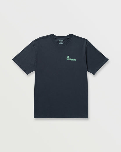 Billabong Checking In Regular Tee - Aged Indigo