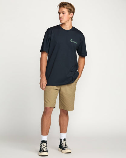 Billabong Checking In Regular Tee - Aged Indigo