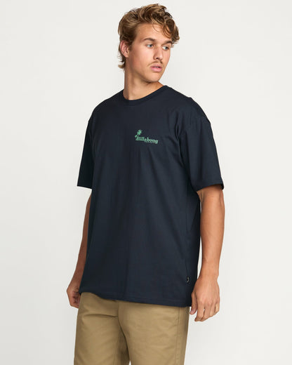 Billabong Checking In Regular Tee - Aged Indigo