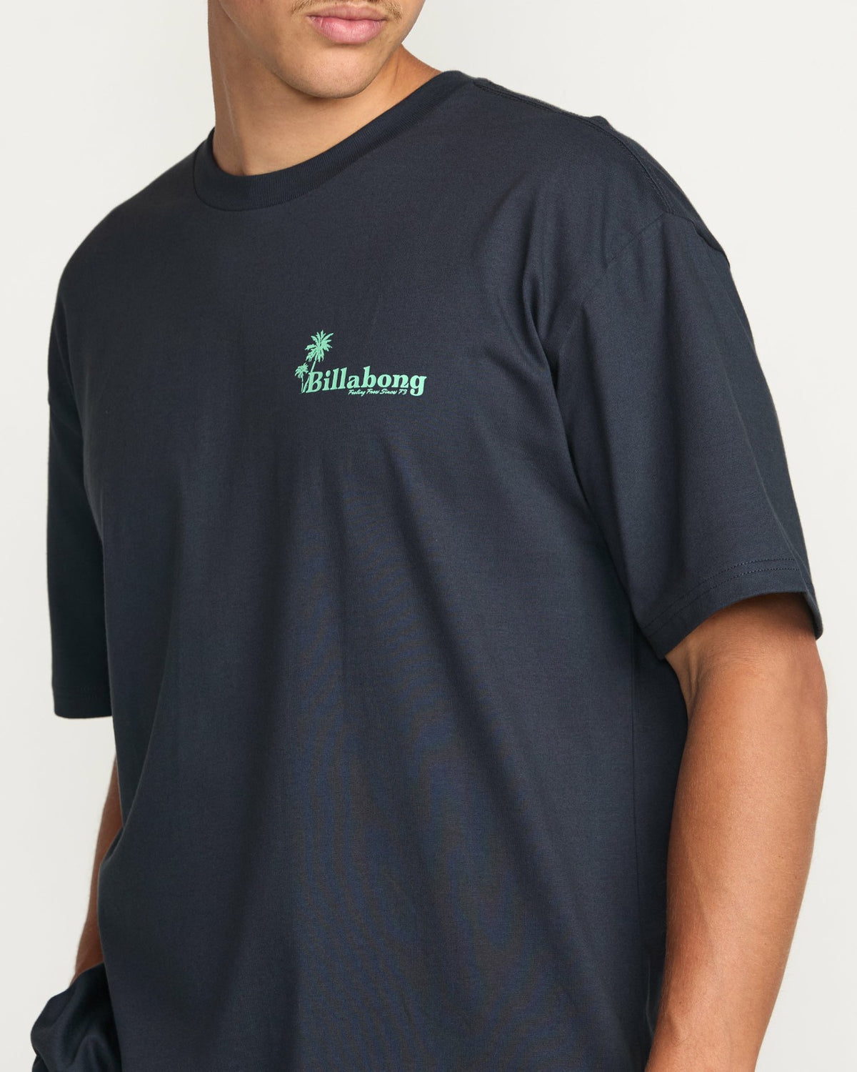 Billabong Checking In Regular Tee - Aged Indigo