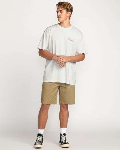 Billabong Checking In Regular Tee - Off White