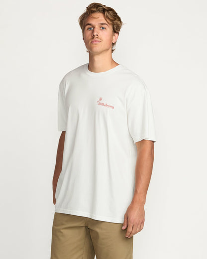 Billabong Checking In Regular Tee - Off White