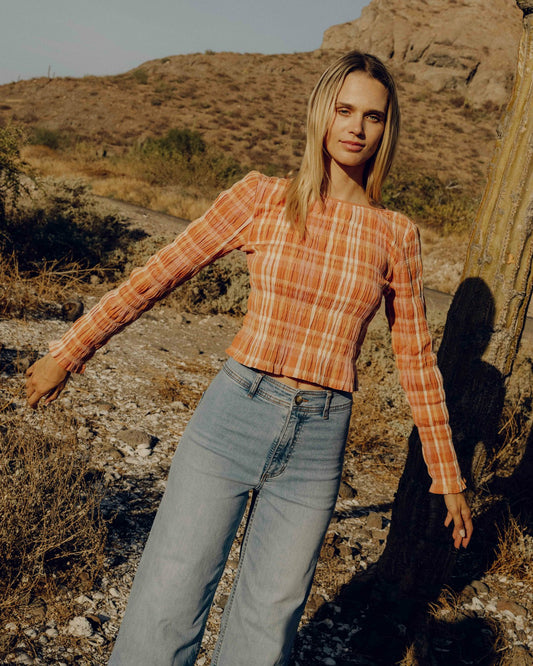 Billabong Check Me Out Long Sleeve Shirt - Sunburnt