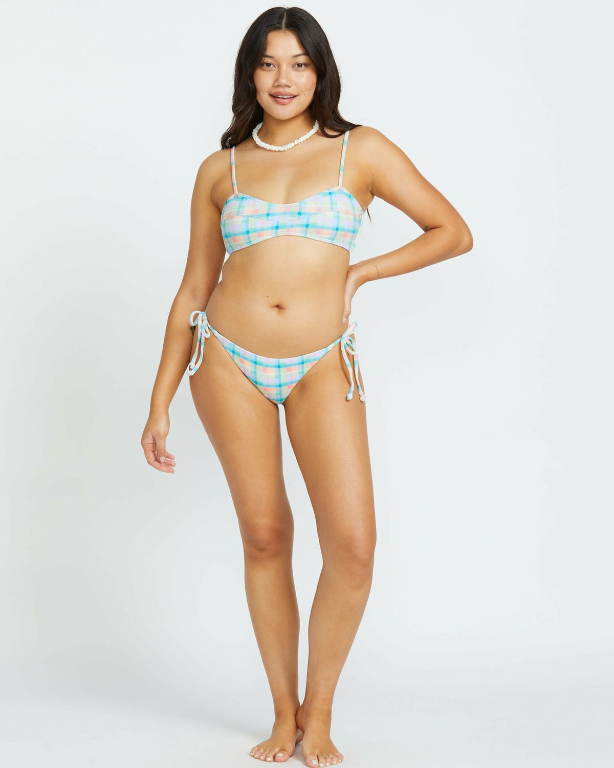 Billabong Check The Waves Eve Bralette Bikini Top - Multi